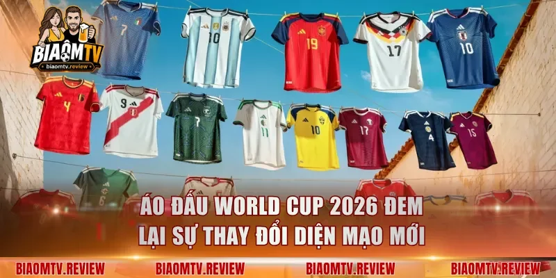 Áo Đấu World Cup 2026 Đem Lại Sự Thay Đổi Diện Mạo Mới