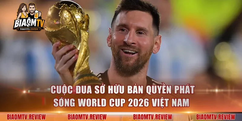 Cuộc đua sở hữu bản quyền phát sóng World Cup 2026 Việt Nam
