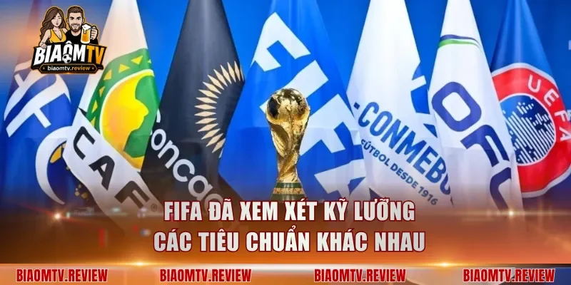 FIFA đã xem xét kỹ lưỡng các tiêu chuẩn khác nhau