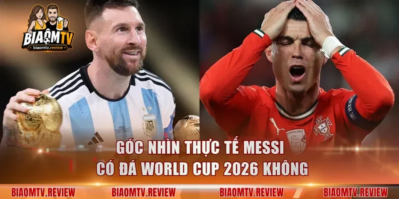 Góc nhìn thực tế Messi có đá World Cup 2026 không