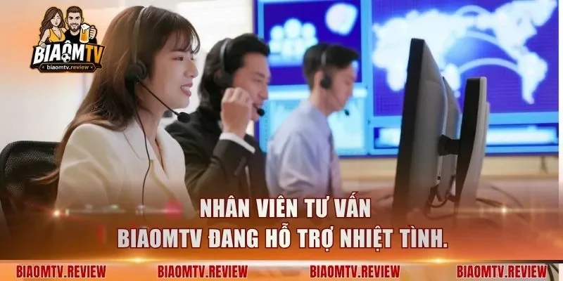 Nhân viên tư vấn BiaomTV đang hỗ trợ nhiệt tình.